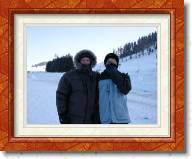 DSCN0717 * Es ist kalt... (Christian, Andreas) * 1600 x 1200 * (359KB)